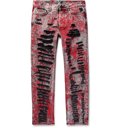 gucci skinny jeans replicas|Gucci distressed jeans.